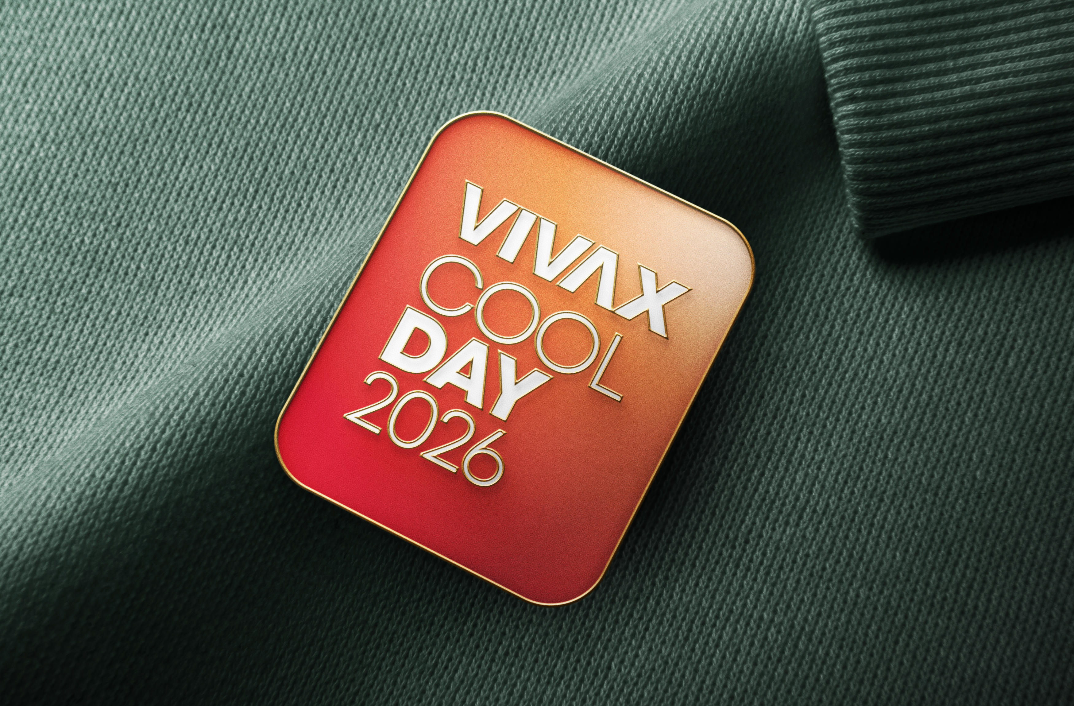 VIVAX Cool Day branded pin