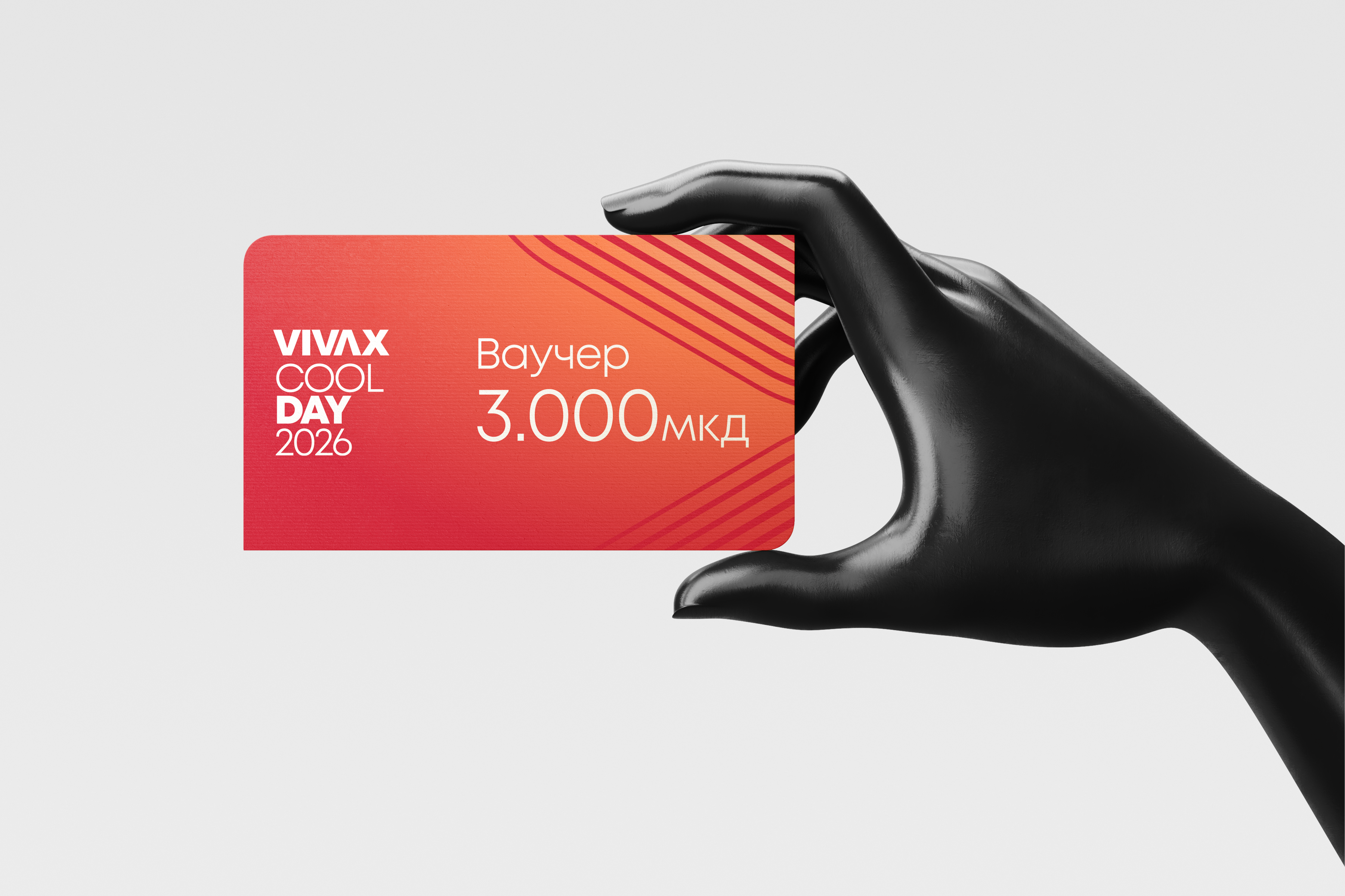 VIVAX Cool Day visiting card mockup